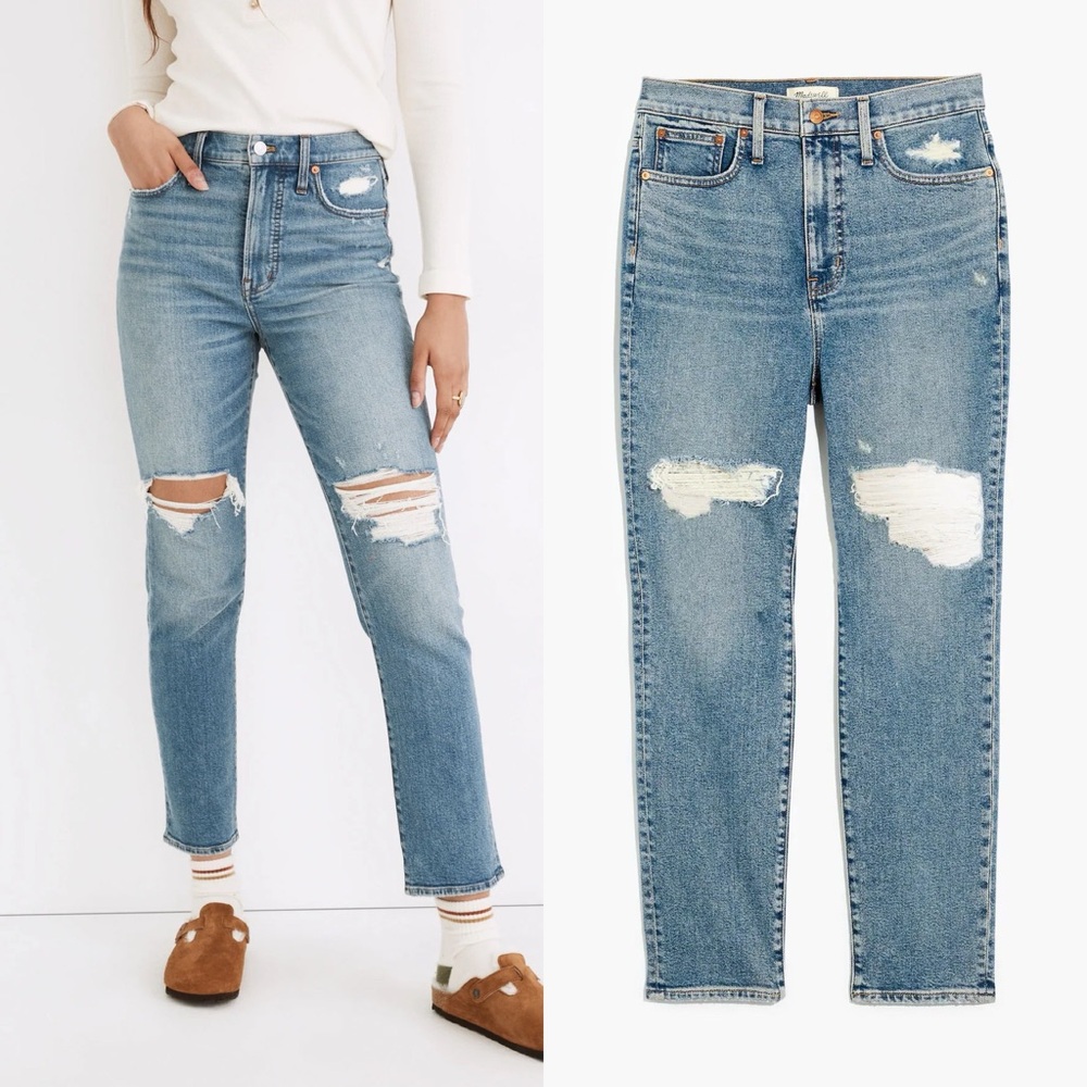 MADEWELL Jeans The Perfect Vintage Blue Size 27T - Picture 9 of 10